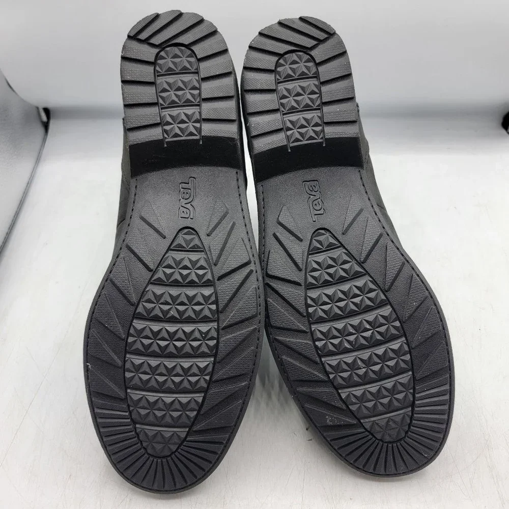 Teva Ellery Chelsea Womens 8.5 Black Waterproof Pull On Boots Casual 1111772